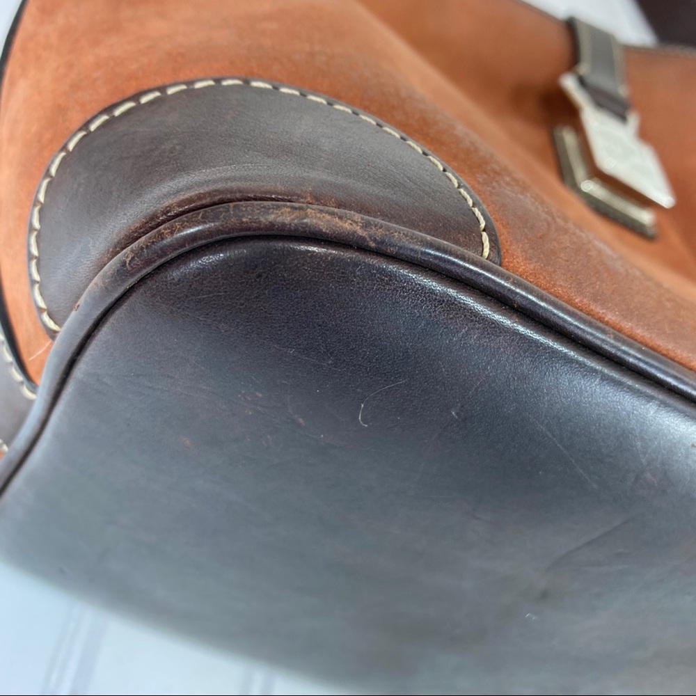 Dooney & Bourke Brown leather shoulder bag - Picture 11 of 16